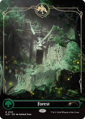 Forest (2513) card from Secret Lair Drop Series