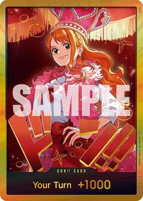 DON!! Card (Nami) (Gold) card from Extra Booster: One Piece Heroines Edition