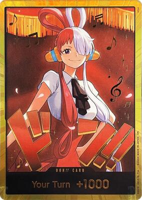 DON!! Card (Uta) (Gold) card from Extra Booster: One Piece Heroines Edition