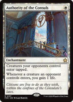 Authority of the Consuls card from Promo Pack: Lorwyn Eclipsed