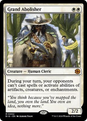 Grand Abolisher card from Promo Pack: Lorwyn Eclipsed