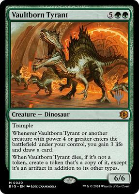 Vaultborn Tyrant card from Promo Pack: Lorwyn Eclipsed
