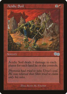 Acidic Soil card from Urza's Saga