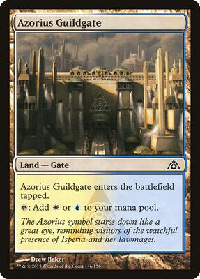 Azorius Guildgate card from Dragon's Maze