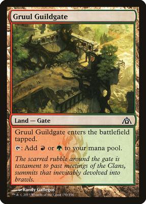 Gruul Guildgate card from Dragon's Maze