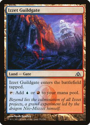 Izzet Guildgate card from Dragon's Maze