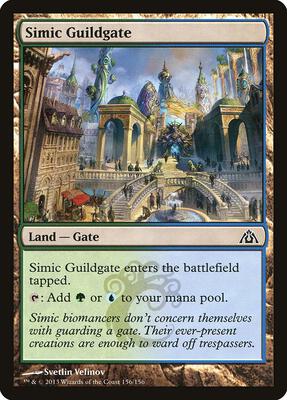 Simic Guildgate card from Dragon's Maze