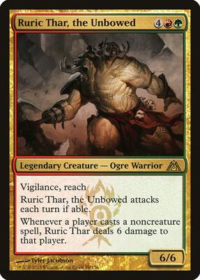 Ruric Thar, the Unbowed card from Dragon's Maze