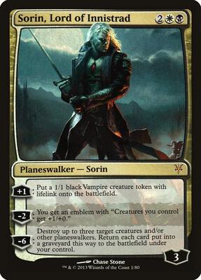 Sorin, Lord of Innistrad card from Duel Decks: Sorin vs. Tibalt