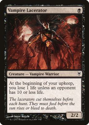 Vampire Lacerator card from Duel Decks: Sorin vs. Tibalt