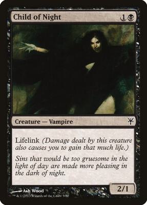 Child of Night card from Duel Decks: Sorin vs. Tibalt