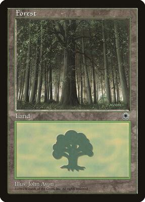 Forest (Large Middle) card from Portal