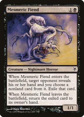 Mesmeric Fiend card from Duel Decks: Sorin vs. Tibalt