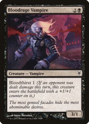 Bloodrage Vampire card from Duel Decks: Sorin vs. Tibalt