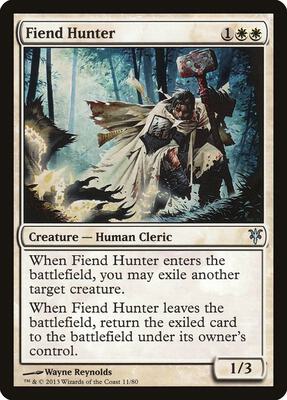 Fiend Hunter card from Duel Decks: Sorin vs. Tibalt