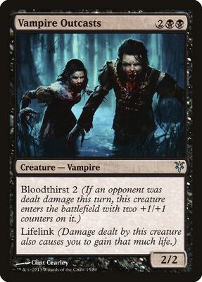Vampire Outcasts card from Duel Decks: Sorin vs. Tibalt