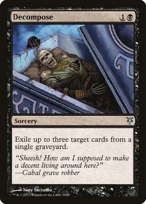 Decompose card from Duel Decks: Sorin vs. Tibalt