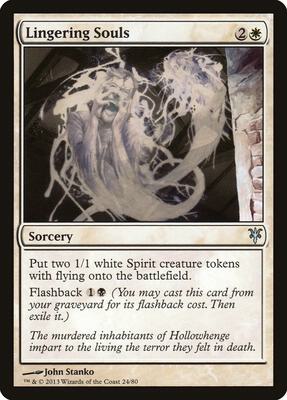 Lingering Souls card from Duel Decks: Sorin vs. Tibalt