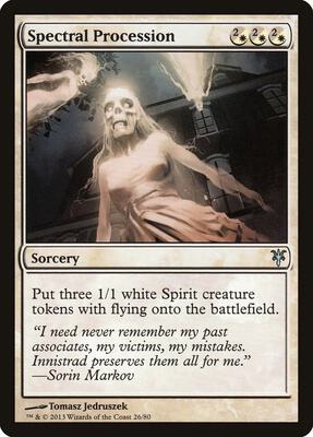 Spectral Procession card from Duel Decks: Sorin vs. Tibalt