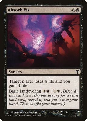 Absorb Vis card from Duel Decks: Sorin vs. Tibalt