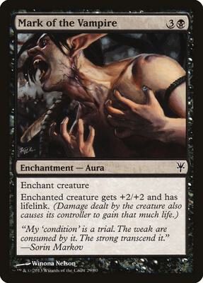 Mark of the Vampire card from Duel Decks: Sorin vs. Tibalt