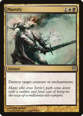 Mortify card from Duel Decks: Sorin vs. Tibalt