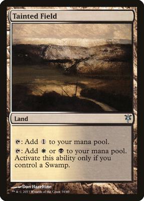 Tainted Field card from Duel Decks: Sorin vs. Tibalt