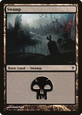 Swamp (37) card from Duel Decks: Sorin vs. Tibalt