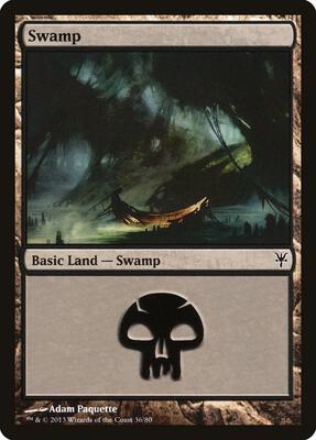 Swamp (36) card from Duel Decks: Sorin vs. Tibalt