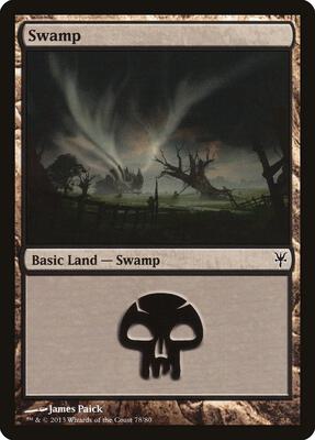 Swamp (78) card from Duel Decks: Sorin vs. Tibalt