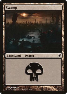 Swamp (80) card from Duel Decks: Sorin vs. Tibalt