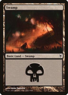 Swamp (79) card from Duel Decks: Sorin vs. Tibalt