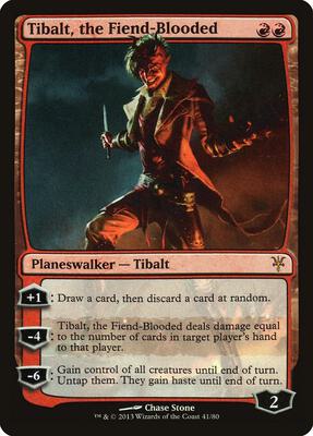 Tibalt, the Fiend-Blooded card from Duel Decks: Sorin vs. Tibalt