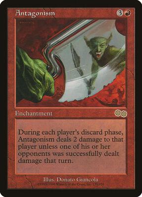 Antagonism card from Urza's Saga