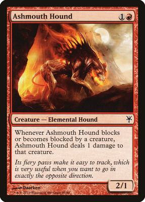 Ashmouth Hound card from Duel Decks: Sorin vs. Tibalt
