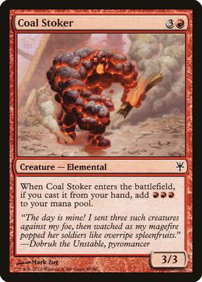 Coal Stoker card from Duel Decks: Sorin vs. Tibalt