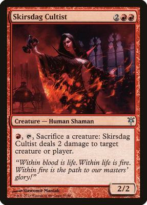 Skirsdag Cultist card from Duel Decks: Sorin vs. Tibalt