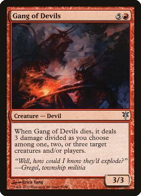 Gang of Devils card from Duel Decks: Sorin vs. Tibalt