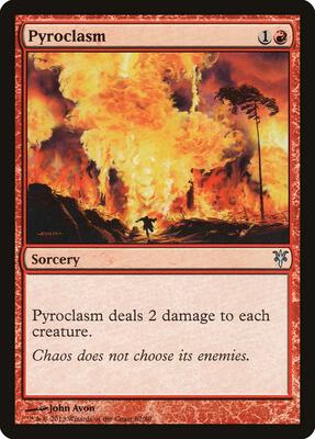 Pyroclasm card from Duel Decks: Sorin vs. Tibalt