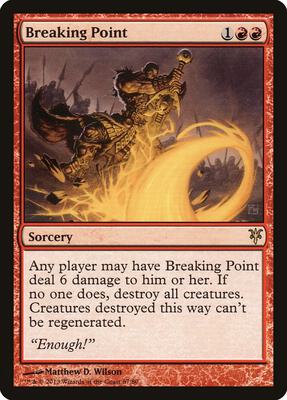 Breaking Point card from Duel Decks: Sorin vs. Tibalt