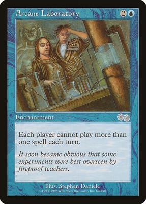 Arcane Laboratory card from Urza's Saga