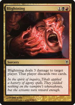 Blightning card from Duel Decks: Sorin vs. Tibalt
