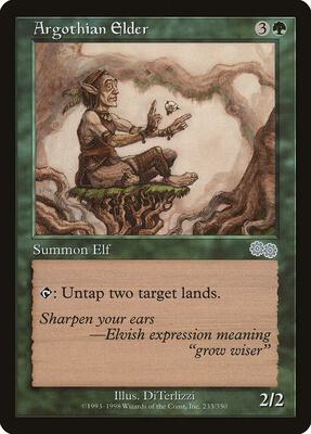 Argothian Elder card from Urza's Saga