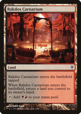 Rakdos Carnarium card from Duel Decks: Sorin vs. Tibalt
