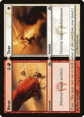 Wear // Tear card from Dragon's Maze