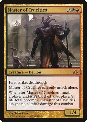Master of Cruelties card from Dragon's Maze
