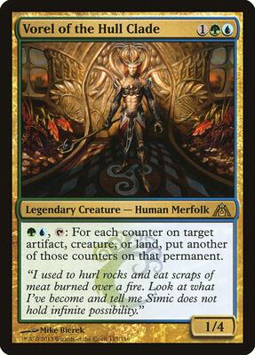 Vorel of the Hull Clade card from Dragon's Maze