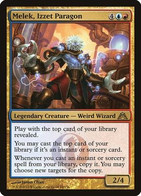 Melek, Izzet Paragon card from Dragon's Maze