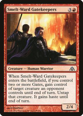 Smelt-Ward Gatekeepers card from Dragon's Maze