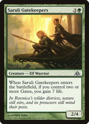 Saruli Gatekeepers card from Dragon's Maze
